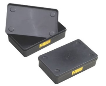 CONDUCTIVE TRAY WITH LID 202 x 123 x 50